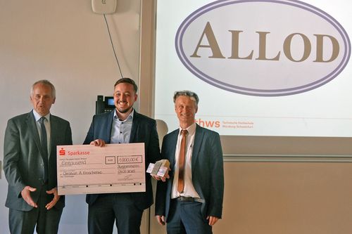 ALLOD Award at the Würzburg-Schweinfurt University of Applied Sciences